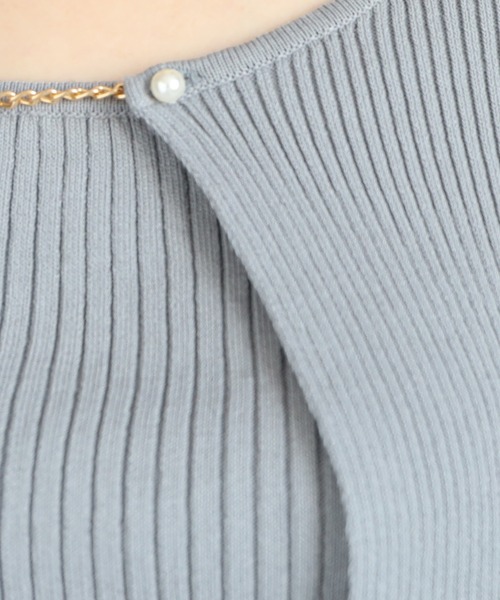 「ASTORIA ODIER」 ニットアンサンブル MEDIUM ピンクベージュ レディース_画像2