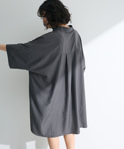 「Green Parks」 「chocol raffine robe」7分袖ワンピース FREE オフホワイト レディース_画像8