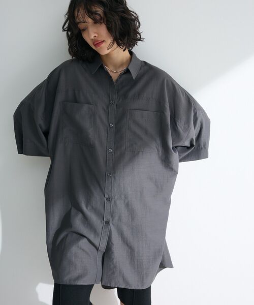 「Green Parks」 「chocol raffine robe」7分袖ワンピース FREE オフホワイト レディース_画像9