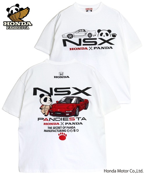 PANDIESTA（パンディエスタ） tシャツ Honda×Pandiesta NSXオート
