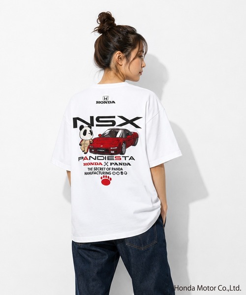 PANDIESTA（パンディエスタ） tシャツ Honda×Pandiesta NSXオート