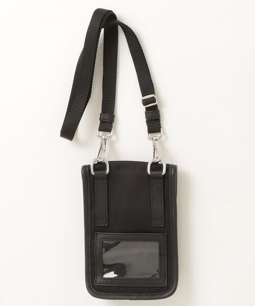 PRADA（プラダ） 三角ロゴ Re-Nylon スマートフォンケース - ブラック
