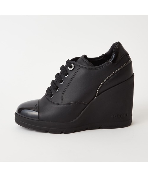 「+diana」 ローカットスニーカー 25.5cm シルバー レディース_画像4