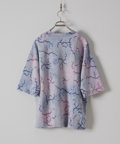 「Casper John」 半袖Tシャツ MEDIUM サックスブルー メンズ_画像3
