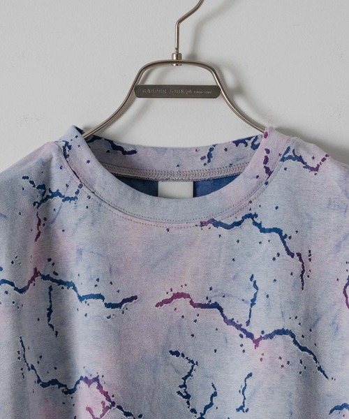 「Casper John」 半袖Tシャツ MEDIUM サックスブルー メンズ_画像5