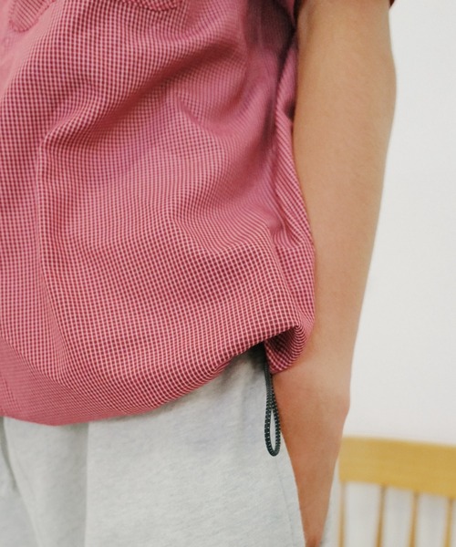 「common gull products.」 半袖シャツ MEDIUM レッド系その他 レディース_画像4
