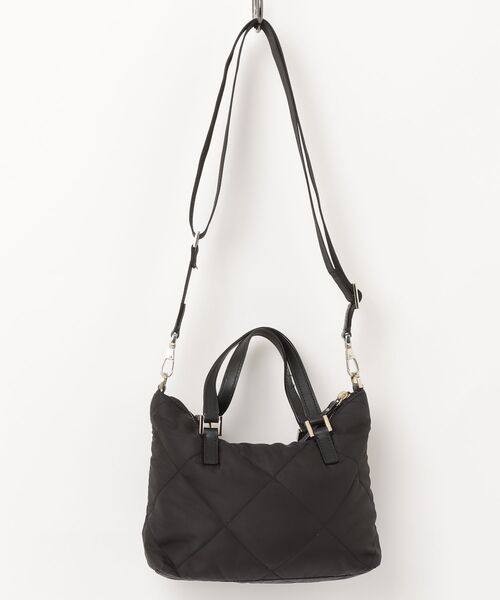 ケイトスペード ニューヨーク 黒　キルティング　レザー　ハンドバッグ　2WAY kate spade NEW YORK（ケイト・スペード ニューヨーク） キルティング