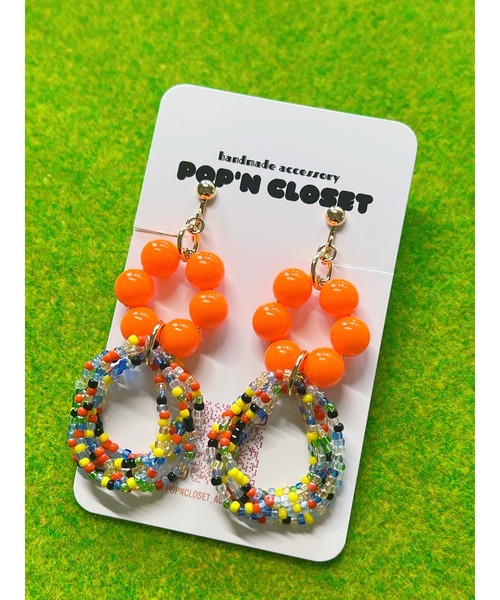 TONE（トネ） イヤリング 「POPN CLOSET」neon×spiral(MA) レディース