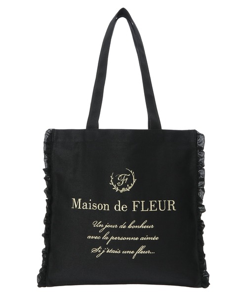 Maison de FLEUR（メゾンドフルール） トートバッグ FREE アイボリー
