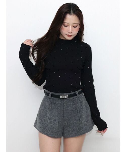 MERCURYDUO（マーキュリーデュオ） ニット セーター ホットフィックス
