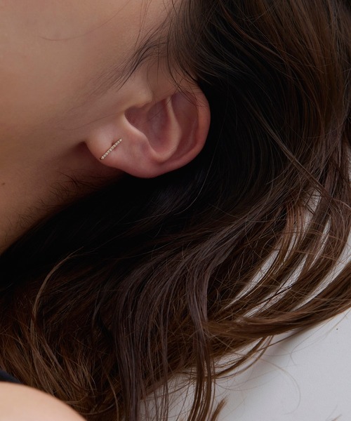 K10 ダイヤモンド ピアス | nocon bijoux