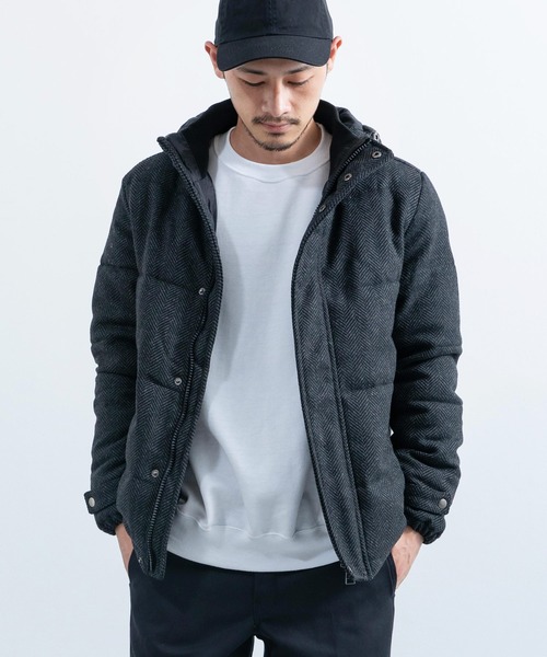 Rocky Monroe（ロッキーモンロー） ダウンジャケット ダウン ウール混 