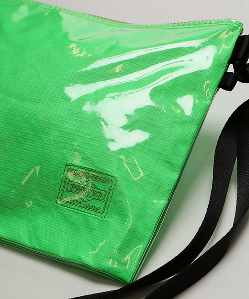極美品★限定品★LUGGAGE LABEL★ショルダーバッグ★PORTER★緑 LUGGAGE LABEL（ラゲッジレーベル）の「LUGGAGE LABEL POWER