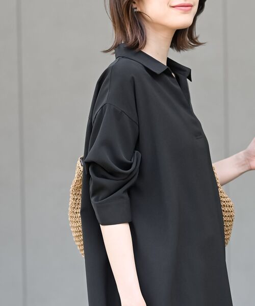 長袖 膝丈 スキッパー ワンピース aライン チュニック シャツ レディース 9分袖 ゆったり ブラウス シャツ レディース ワンピース シャツワンピース ブラウス 楽天市場】シャツチュニック ロング ブラウス 長袖 レディース