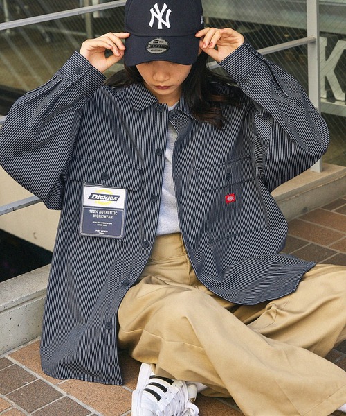 Dickies（ディッキーズ） シャツ ロゴピスネーム オーバーサイズツイル