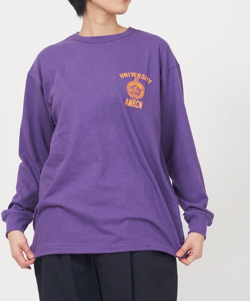 アメリカーナ　Tシャツ　ロゴ　コラボ Shinzone｜アメリカーナ コラボレーション カットソー Tシャツ