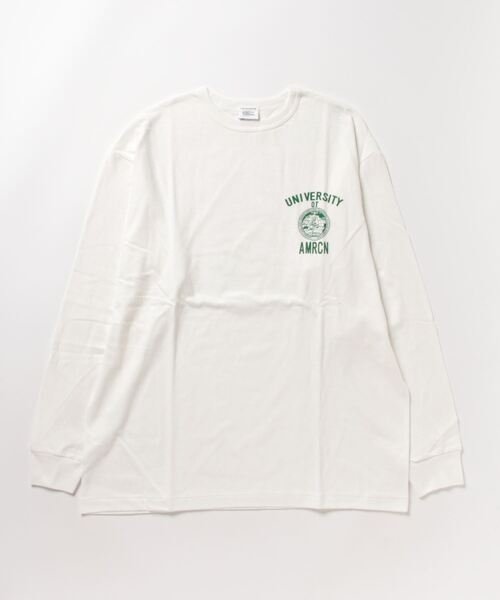 【AMERICANA/アメリカーナ】 LOGO LONG Tシャツ AMERICANA（アメリカーナ） tシャツ AMERICANA COLLABORATION LONG-TEE