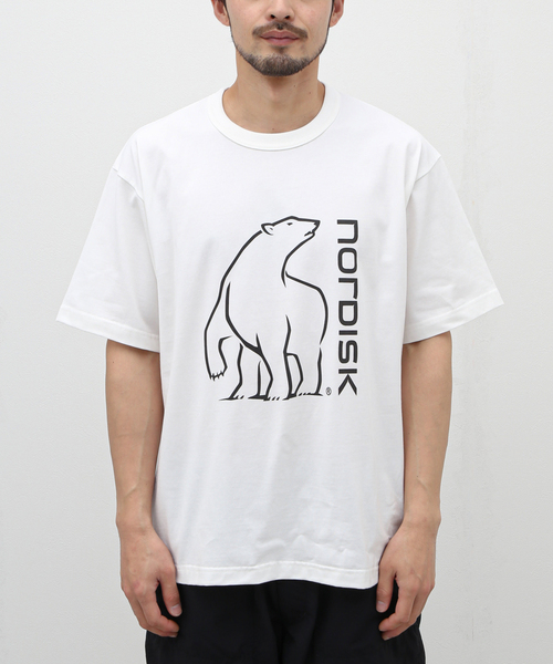 NORDISK■Uni graphic T-shirt ■送料込 ホワイト（白）系 Nordisk(ノルディスク) Tシャツ・カットソー