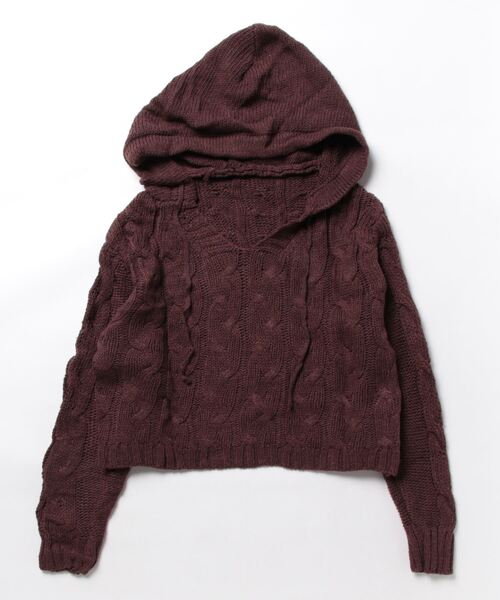 接結タック編みフードプルオーバーの商品一覧 通販 - Yahoo!ショッピング