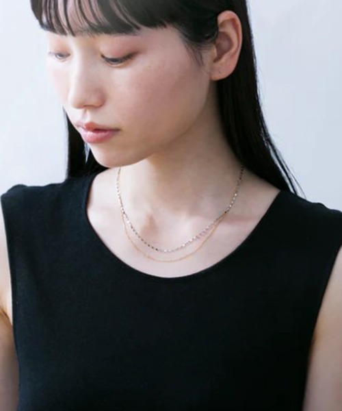 les bonbon ネックレス 「les bon bon」twotone necklace BOB117