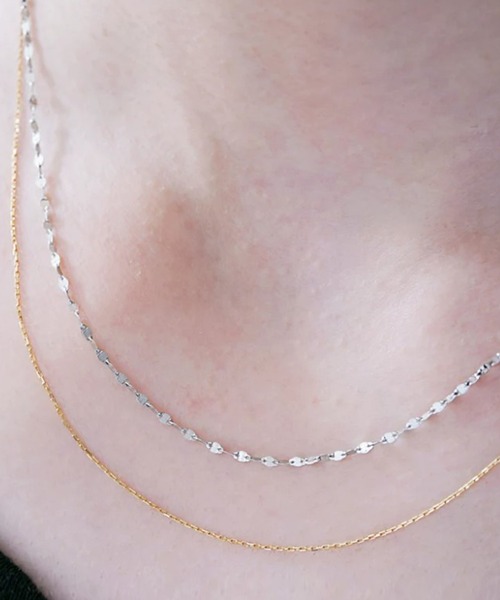 ネックレス 「les bon bon」twotone necklace BOB117 レディースの画像