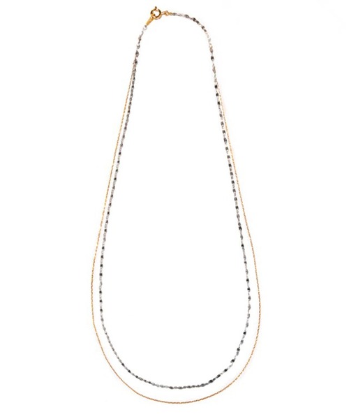 ネックレス 「les bon bon」twotone necklace BOB117 レディースの画像