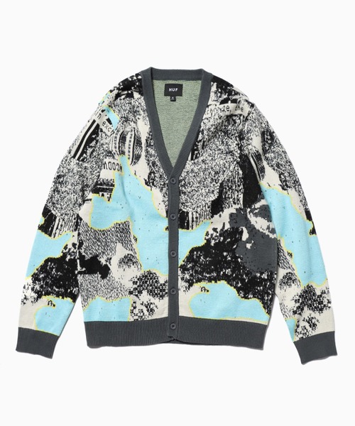 HUF（ハフ） カーディガン MASHUP CARDIGAN カーディガン メンズ