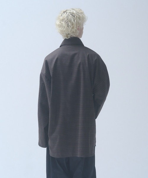 DOOPZ（ドープス） ブルゾン アウター Oversized zip up check shirt
