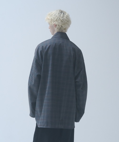 定価4.3万 wjk multi texture shirtジャケットブルゾンM 定価4.3万 wjk multi texture shirtジャケットブルゾンM