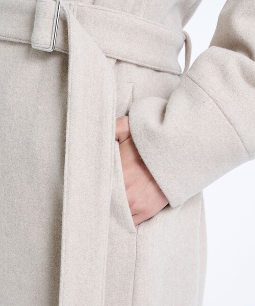 Juha（ユハ） チェスターコート コート 入学式 「JUHA/ユハ」BELTED