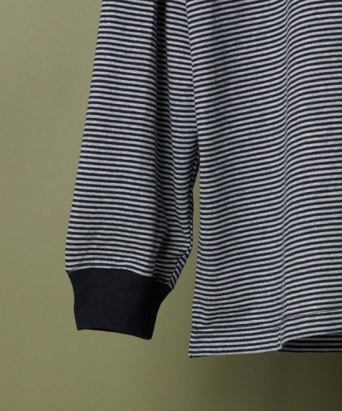 NUMBER (N)INE tシャツ NARROW STRIPED Number(9) PRINTED L/S T