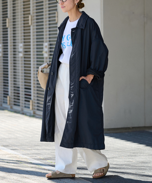 FRAMeWORK アウター タスランウェザーバルカラーコート レディース  