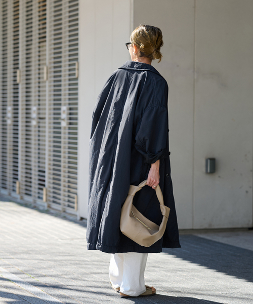 FRAMeWORK アウター タスランウェザーバルカラーコート レディース  