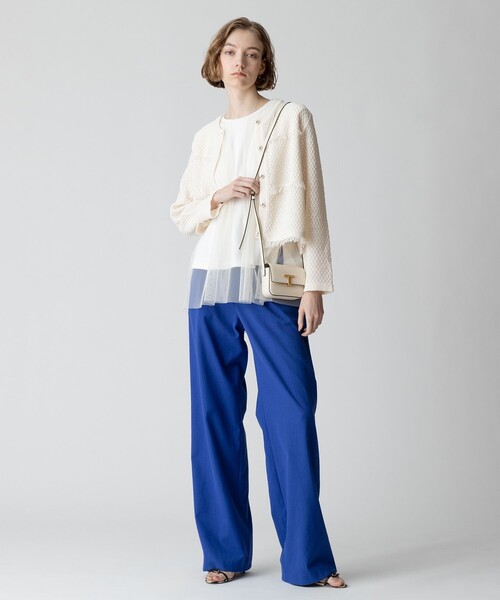allureville パンツ シェルタリングボタンベルトパンツ allureville パンツ シェルタリングボタンベルトパンツ