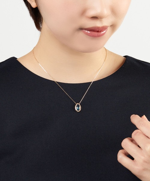 VENDOME AOYAMA（ヴァンドーム青山） ネックレス K18YG ブルートパーズ