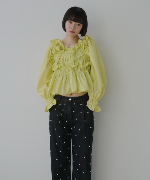 PERNA ジーンズ デニム デニムパンツ パールデニムパンツ