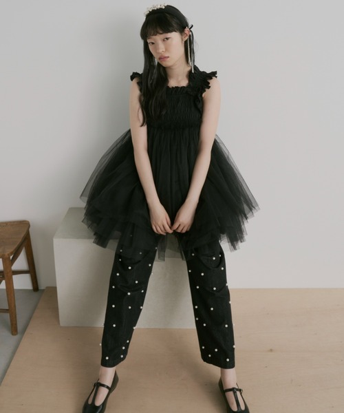 PERNA デニム PERNA ジーンズ デニム デニムパンツ パールデニムパンツ