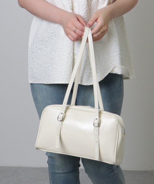 Lace Ladies ボストンバッグ ロング ストラップ ボストン