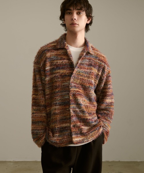 SHINYAKOZUKA モヘアシャツカーディガン 2025AW】 SHINYAKOZUKA