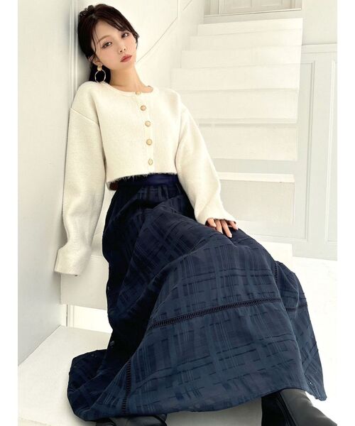 Curensology 　Nesessaire シルク スカート Curensology Nesessaire シルク スカート