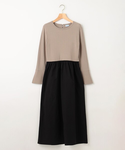 組曲（KUMIKYOKU） ワンピース リブニットコンビワンピース : ZOZOTOWN