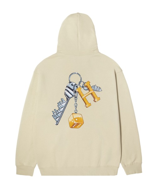 【HUF】Keys To The City プルオーバー フーディ HUF パーカー KEYS TO THE CITY HOODIE / ハフ フーディー