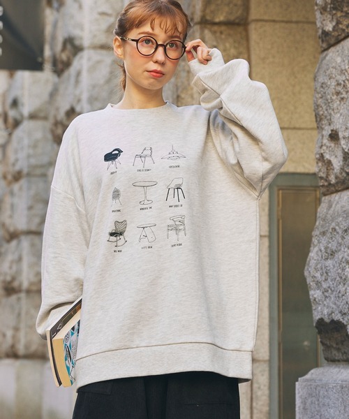 トレーナー スウェット コレクション グラフィックプリント
