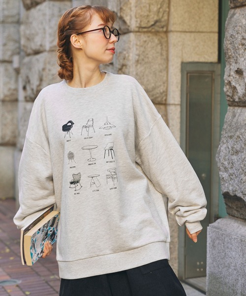 トレーナー スウェット コレクション グラフィックプリント