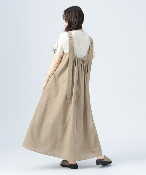 BEAMS HEART ノースリーブロングワンピース BEAMS HEART（ビームスハート）の「BEAMS HEART / ワッシャー