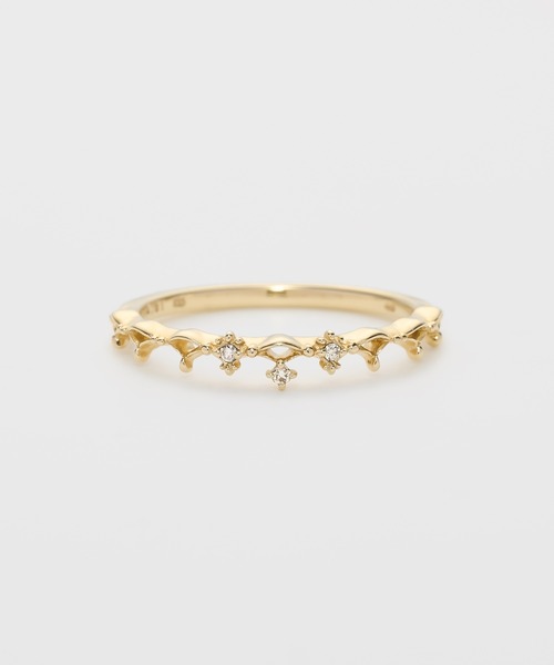 NOJESS（ノジェス） 指輪 リング K10ダイヤモンドピンキーリング