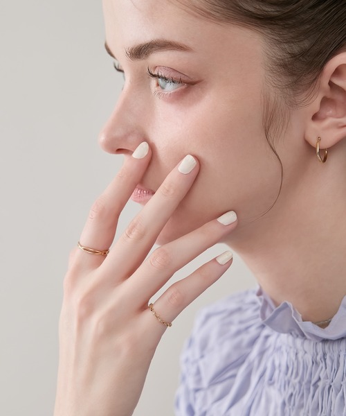 NOJESS（ノジェス） 指輪 リング K10ダイヤモンドピンキーリング