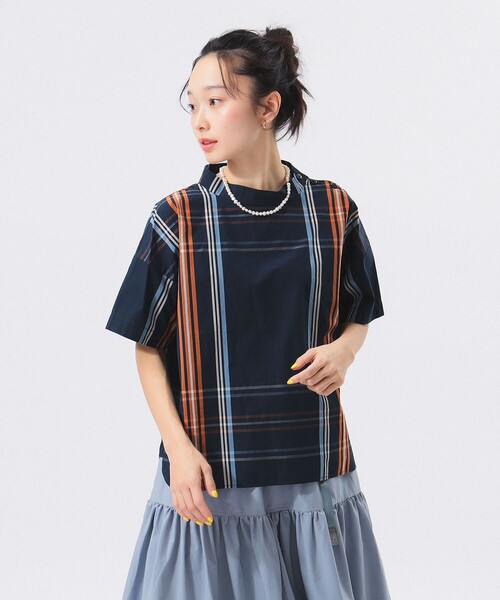 翌日発送　希少デザインシャツ【BEAMS BOY】 タータンチェック コットン BEAMS BOY（ビームスボーイ）の「BEAMS BOY / ビッグタータン