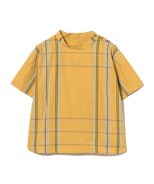 ブラウス シャツ ボーイ ビッグ タータン プルオーバー レディース BEAMS BOY ブラウス シャツ ボーイ ビッグ タータン プル