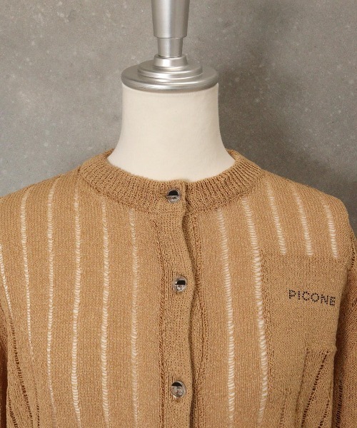 STUDIO PICONE カーディガン コンパクトシアーカーディガン